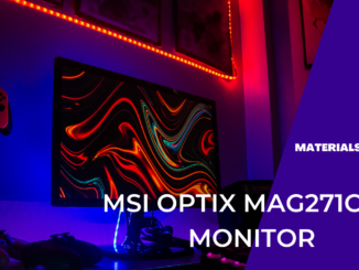 Msi optix mag271cqp Monitor